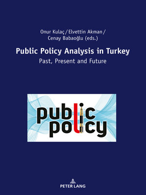 cover image of Public Policy Analysis in Turkey